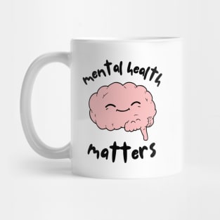 Mental Health Matters Awareness Brain Mug